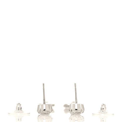 Chanel Crystal Starfall Drop Long CC Earrings Silver 3 of 5