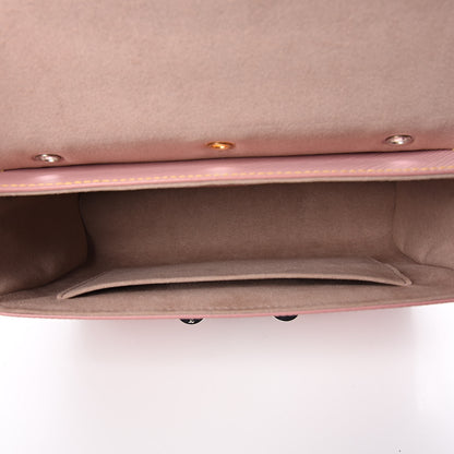 Louis Vuitton Epi Mechanical Flowers Twist Shoulder Bag MM Rose Ballerine 5 of 13
