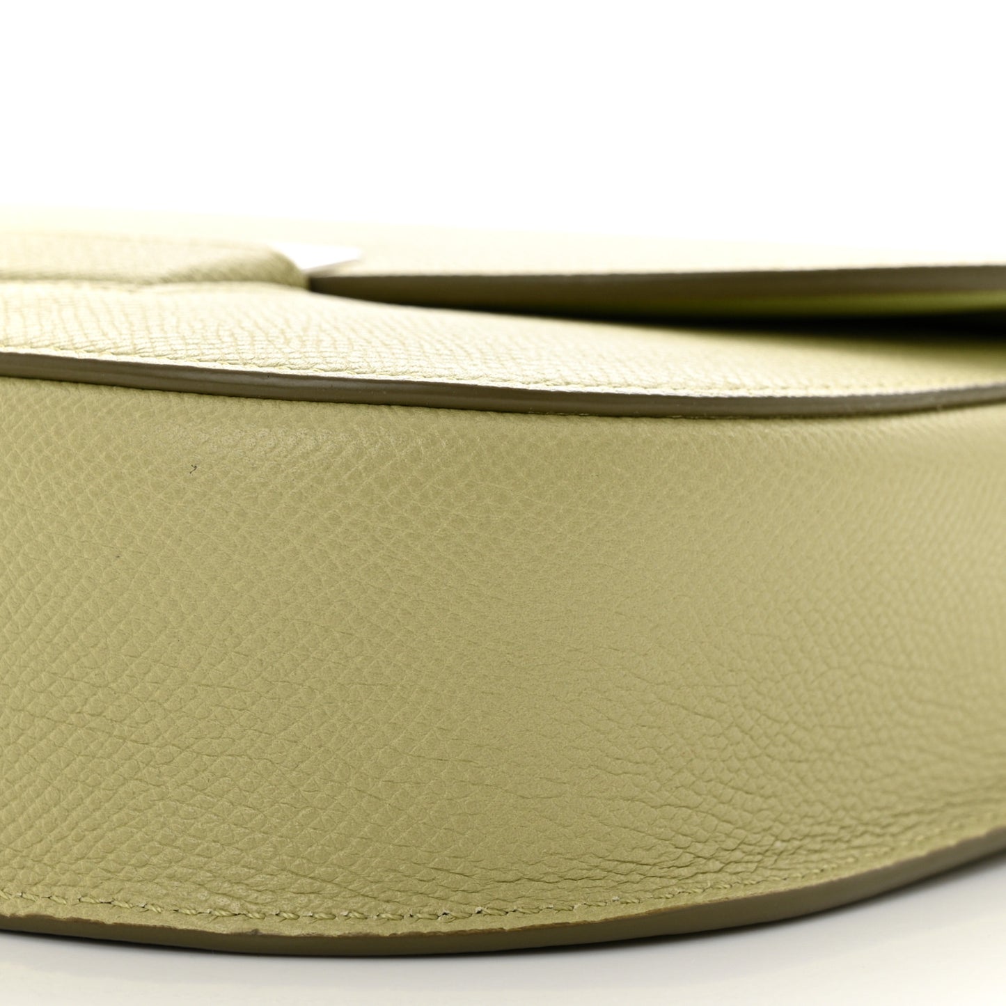 Grained Calfskin Small Trotteur Sage