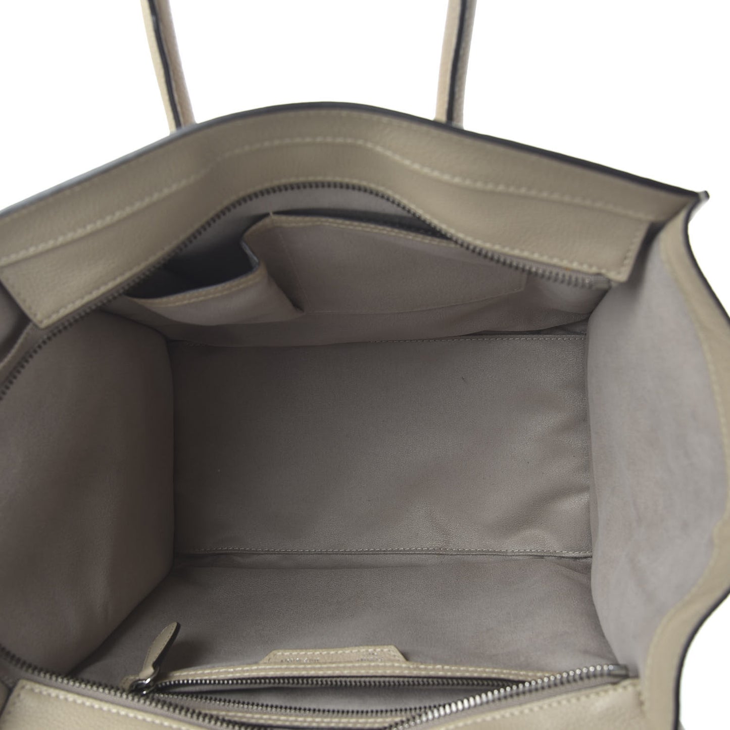 Drummed Calfskin Mini Luggage Dune