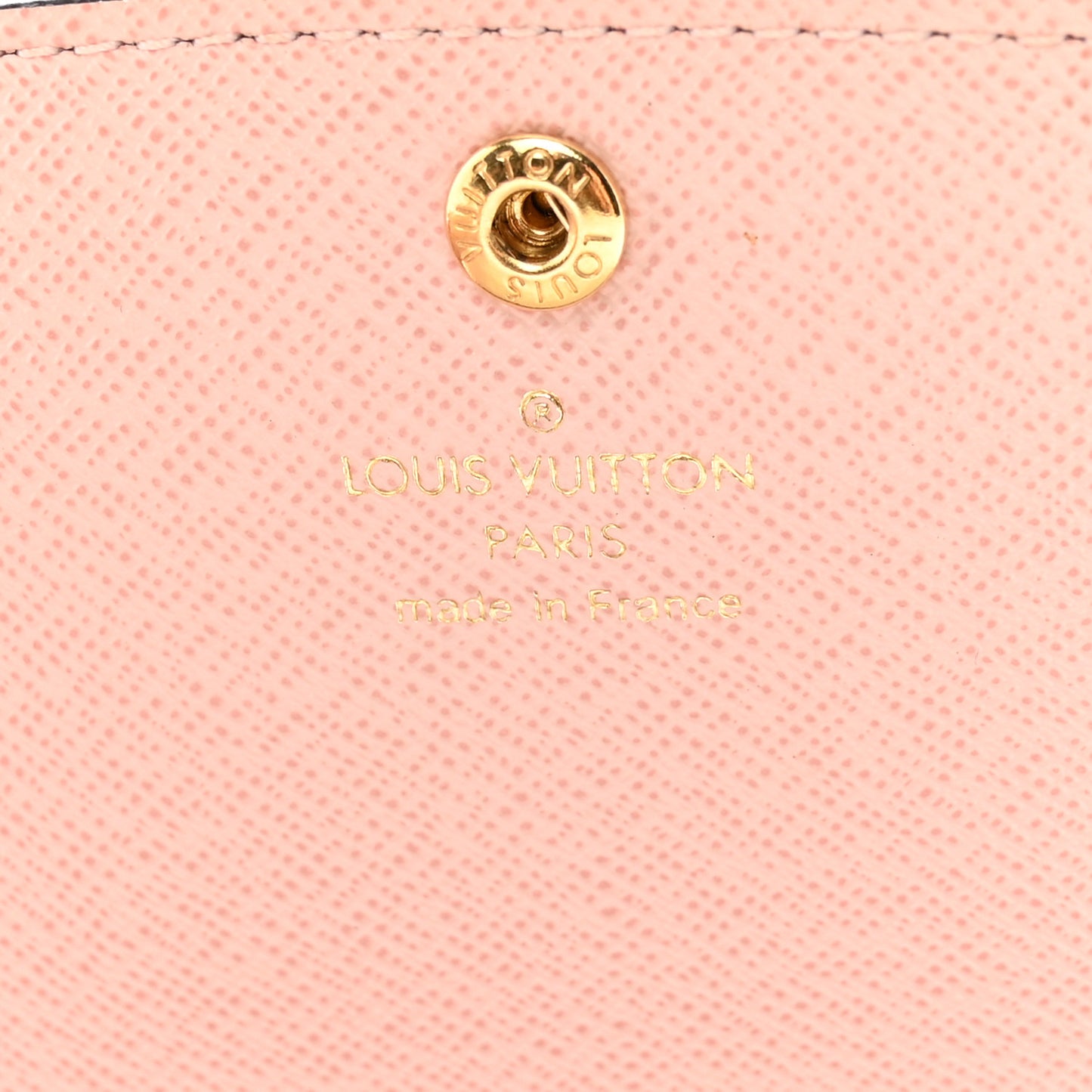 Monogram Emilie Wallet Rose Ballerine