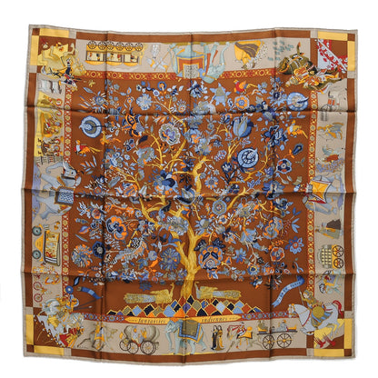 Hermes Silk Fantaisies Indiennes Scarf 90 1 of 7