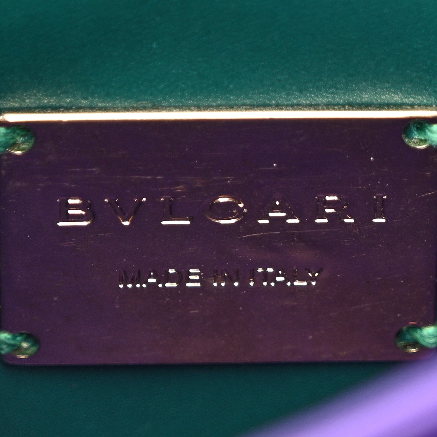 Bulgari Calfskin Galuchat Serpenti Forever Crossbody Emerald Green 9 of 13
