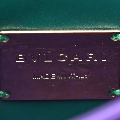 Bulgari Calfskin Galuchat Serpenti Forever Crossbody Emerald Green 9 of 13