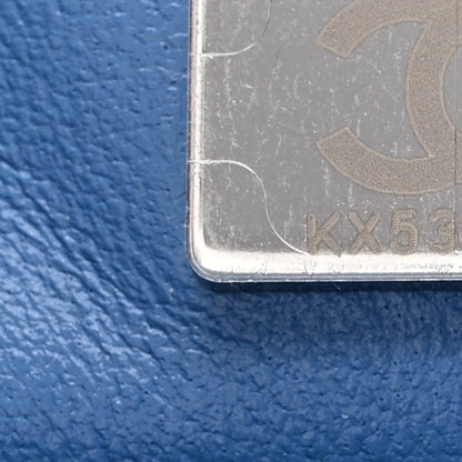 Chanel Denim Quilted Camellia Sweetheart Mini Flap Blue 7 of 11