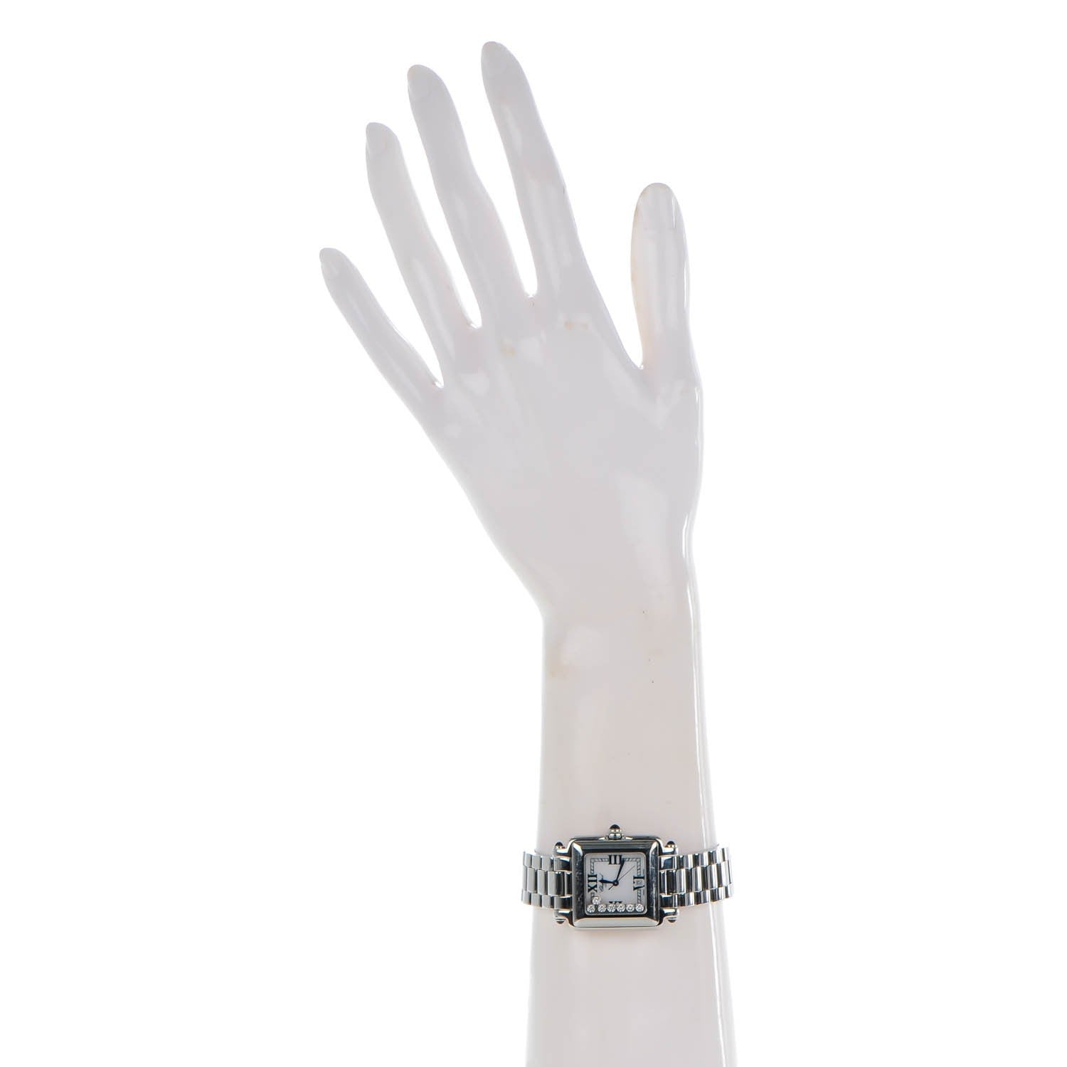 Chopard Stainless Steel 7 Diamond 27mm Happy Sport Quartz Watch 2 of 8