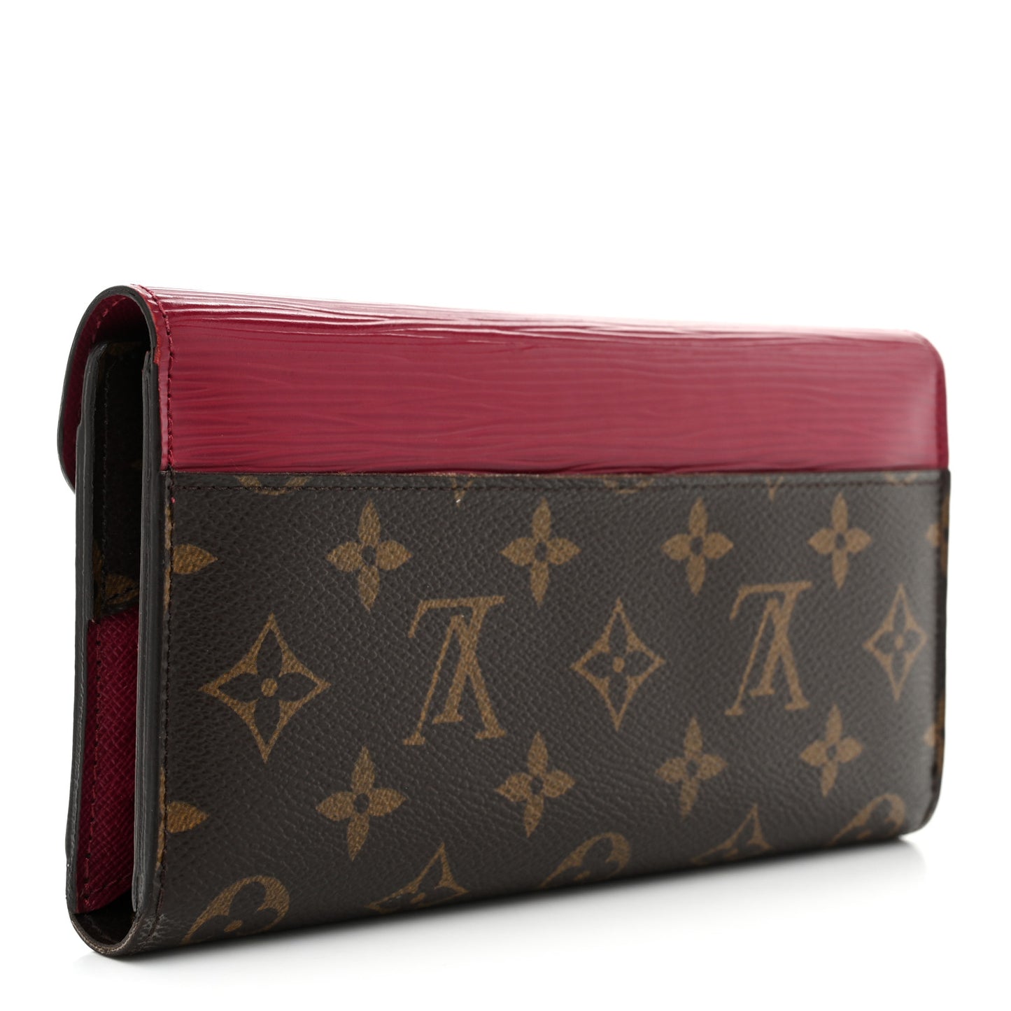 Monogram Epi Marie-Lou Long Wallet Fuchsia