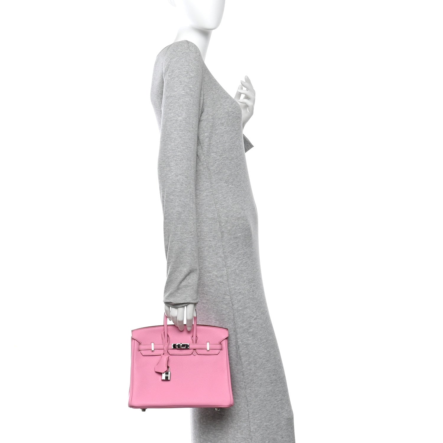 Hermes Togo Birkin 25 5P Pink 2 of 13