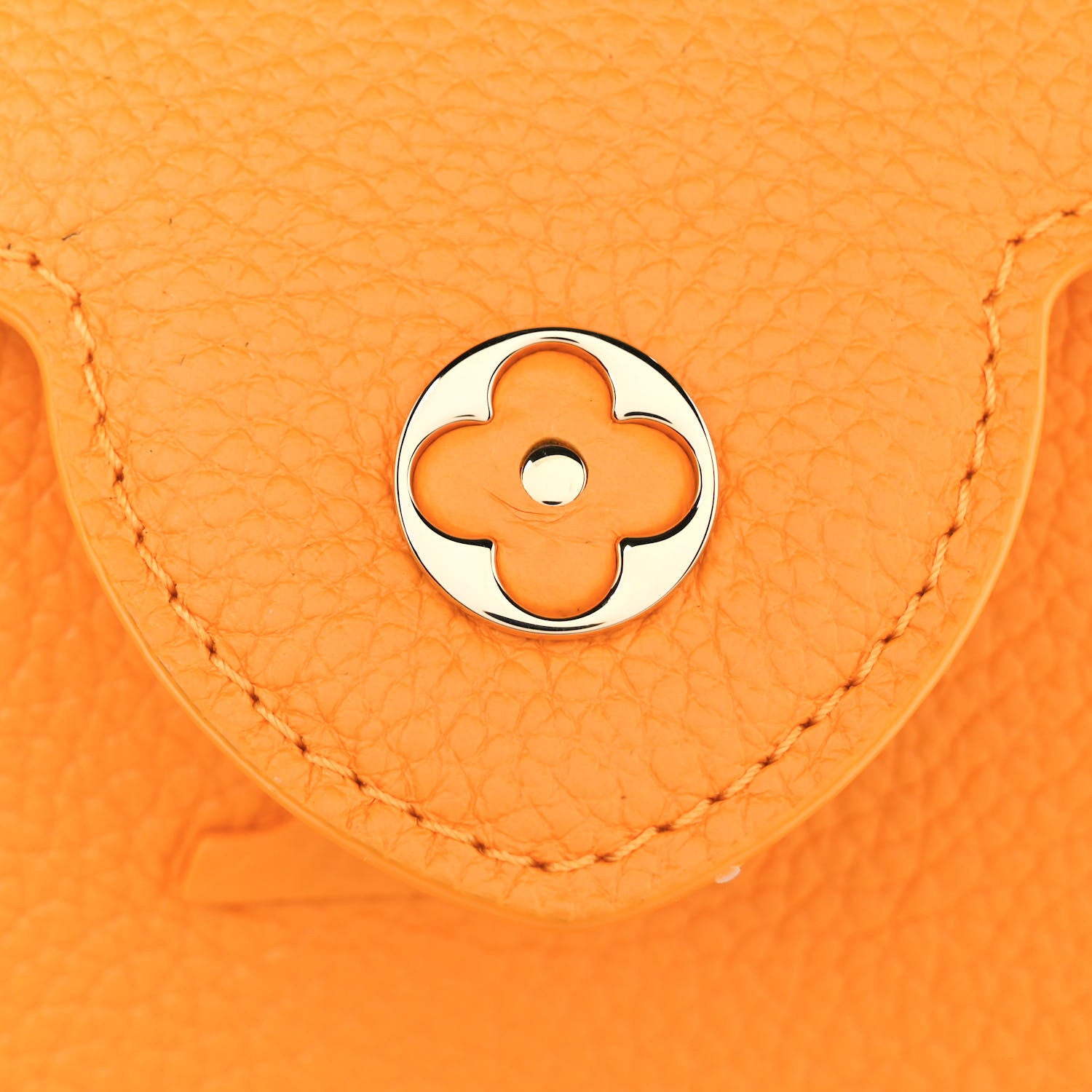 Louis Vuitton Taurillon Mini Capucines Sunbeam Yellow 10 of 11