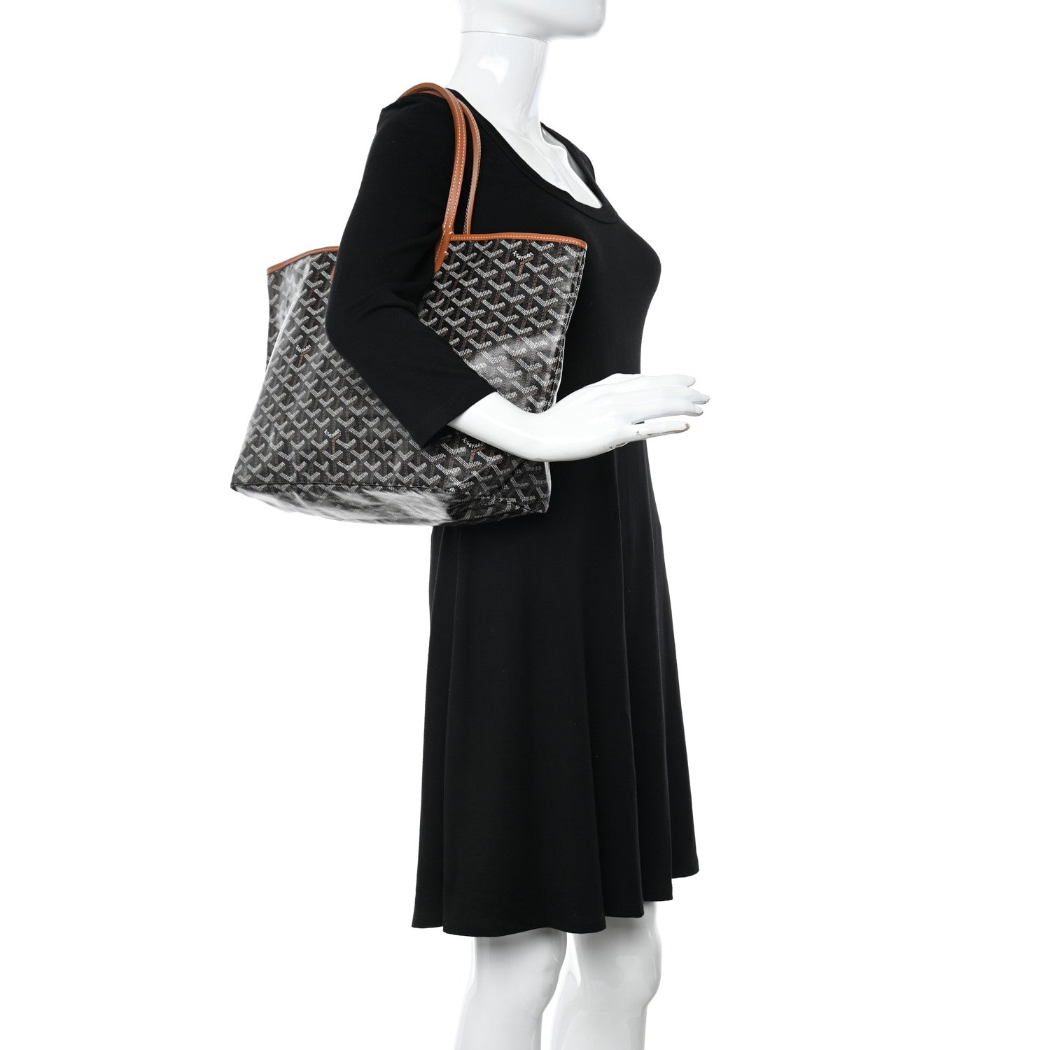 Goyard Goyardine Saint Louis PM Black Gold 2 of 12
