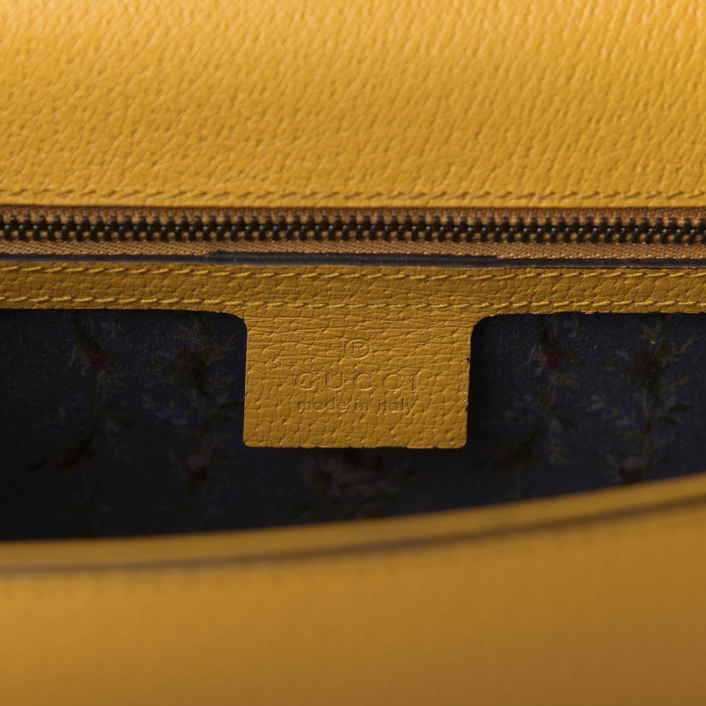 Textured Calfskin Bamboo Web Medium Falena Moth Top Handle Bag Crop