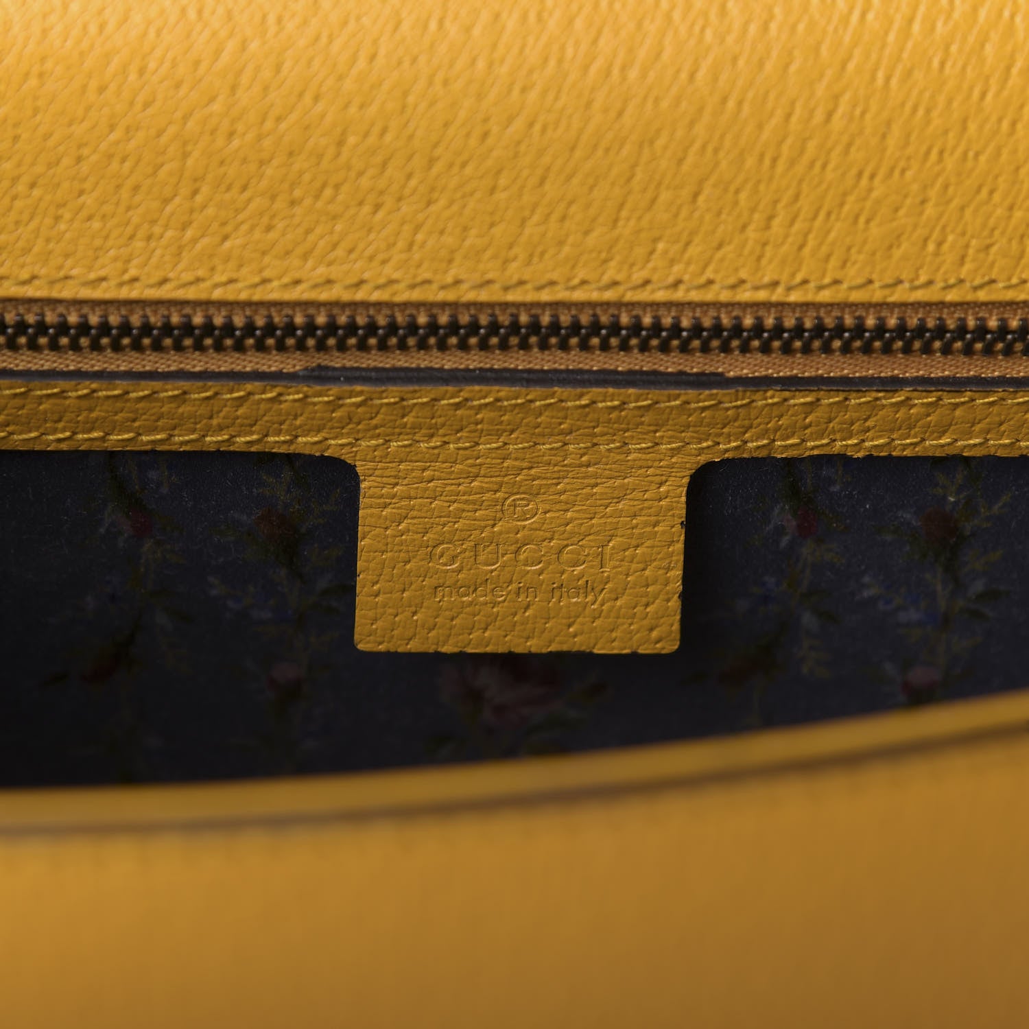 Gucci Textured Calfskin Bamboo Web Medium Falena Moth Top Handle Bag Crop 9 of 10