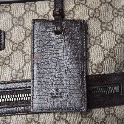 Gucci GG Plus Monogram Small Web Trolley Brown 15 of 41