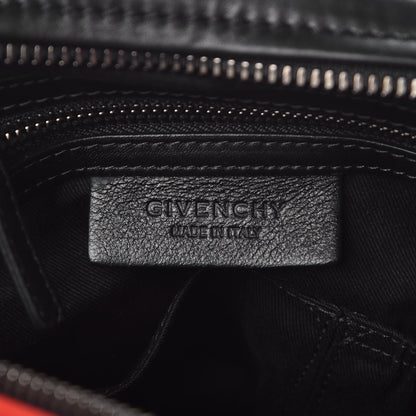 Givenchy Calfskin Star Embossed Medium Pandora Black Red 7 of 15