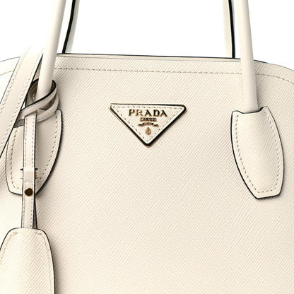 Prada Saffiano Cuir Calfskin Promenade Tote Bianco 7 of 10