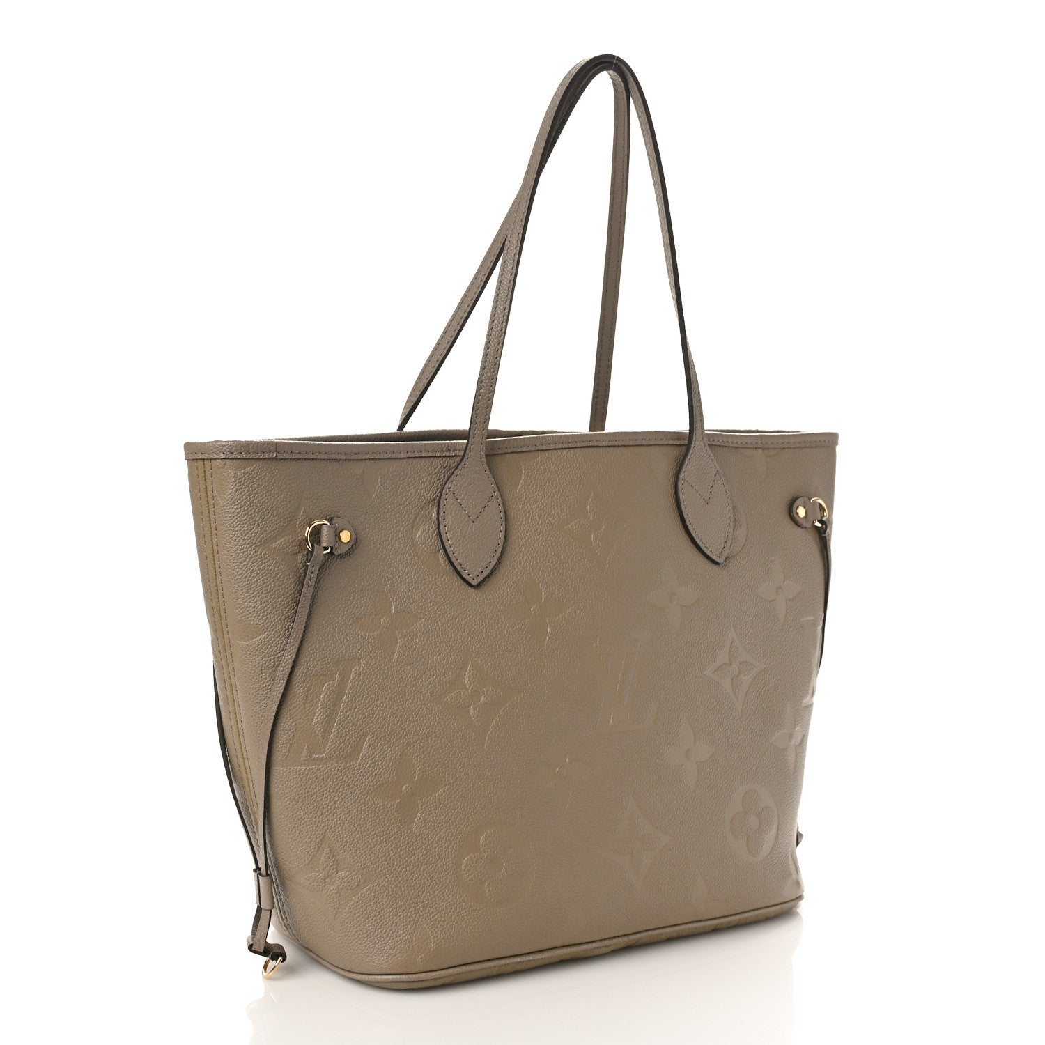 Louis Vuitton Empreinte Monogram Giant Neverfull MM Tourterelle 4 of 9