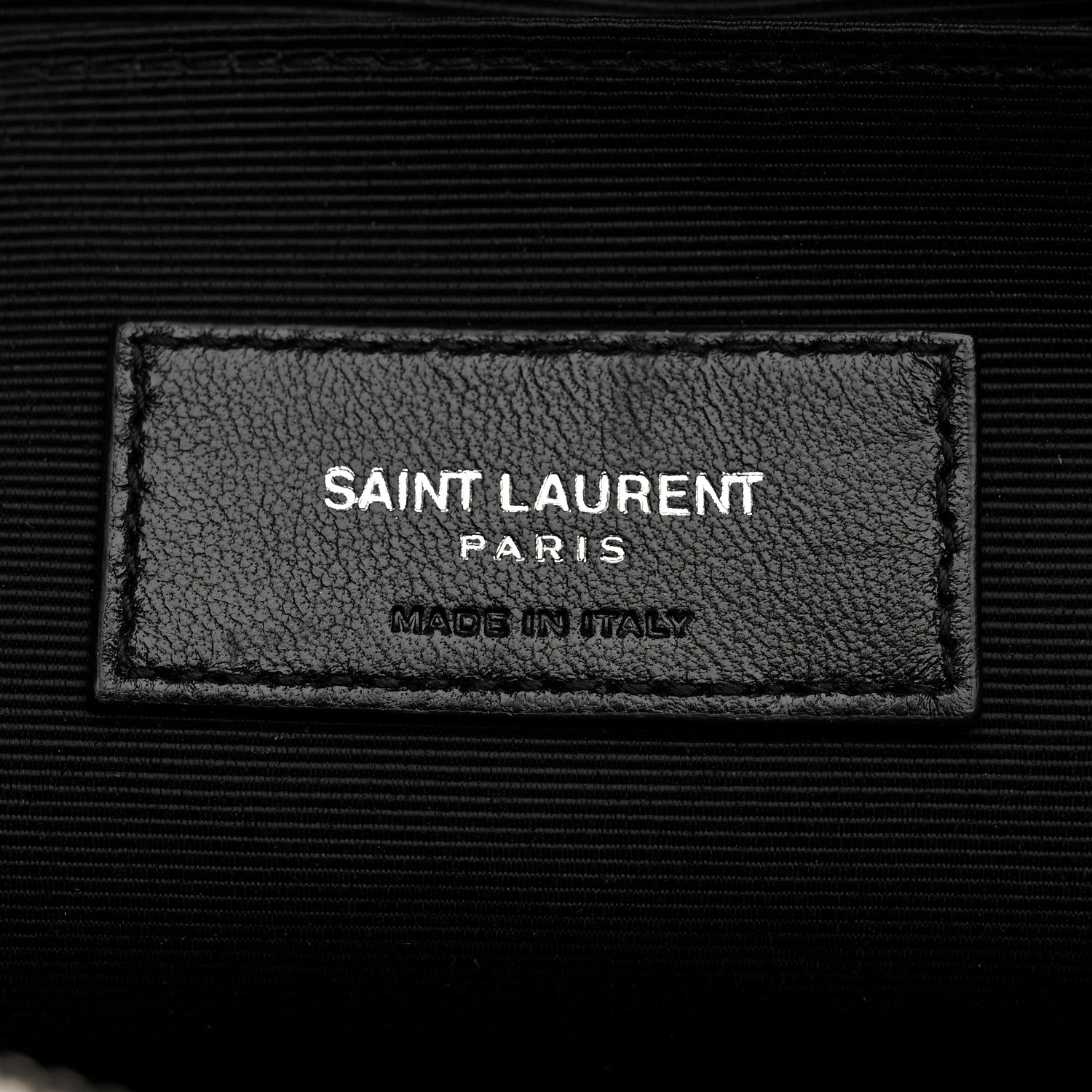 Saint Laurent Calfskin Matelasse Monogram Cassandre Tablet Pouch Black 6 of 8
