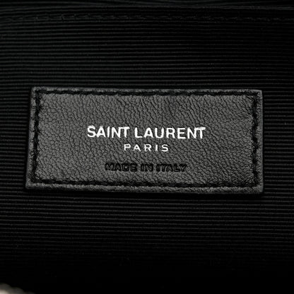 Saint Laurent Calfskin Matelasse Monogram Cassandre Tablet Pouch Black 6 of 8