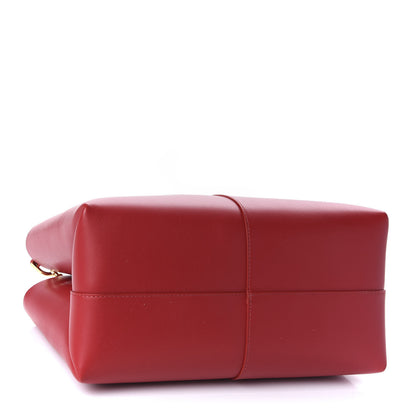 Mansur Gavriel Calfskin Mini Folded Bag Flamma 5 of 10