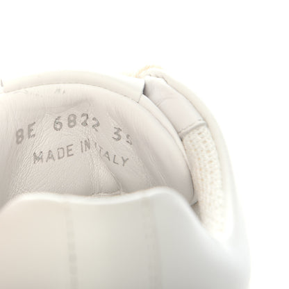 Fendi Calfskin Bugs Low Top Sneakers 35 White 8 of 9