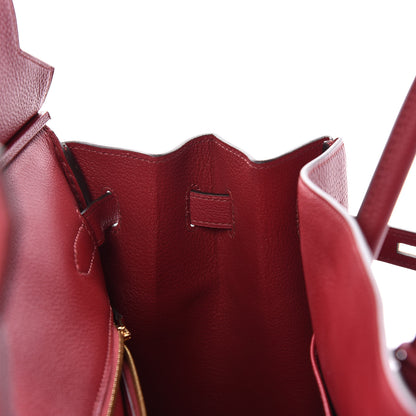 Hermes Togo Birkin 35 Rouge Grenat 10 of 34
