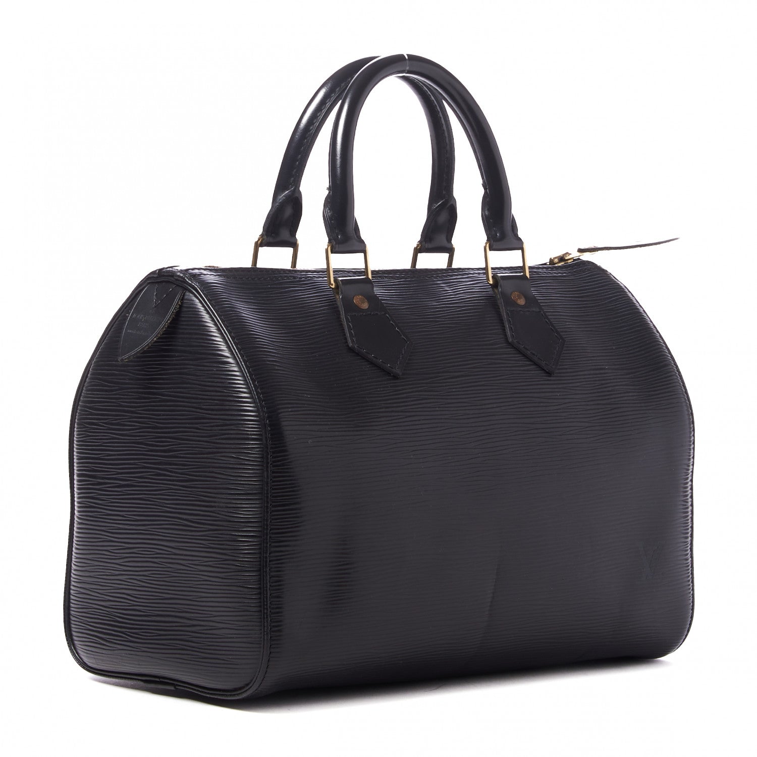 Louis Vuitton Epi Speedy 25 Black 2 of 9
