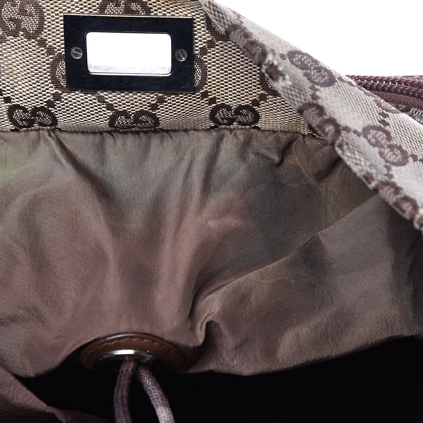 Monogram Backpack Diaper Bag Brown