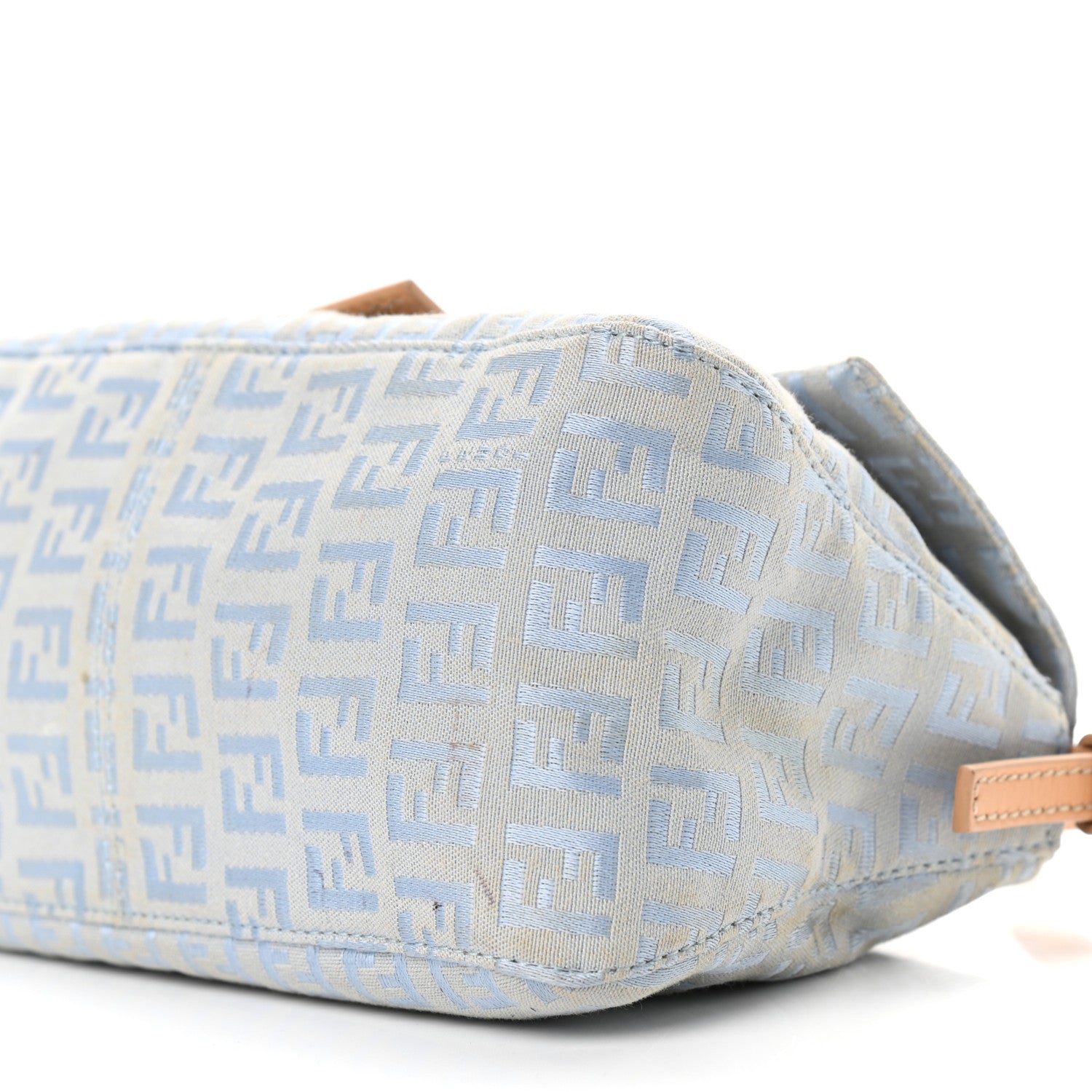 Fendi Zucchino Mini Mama Baguette Blue 9 of 9