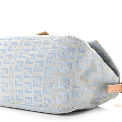 Fendi Zucchino Mini Mama Baguette Blue 9 of 9