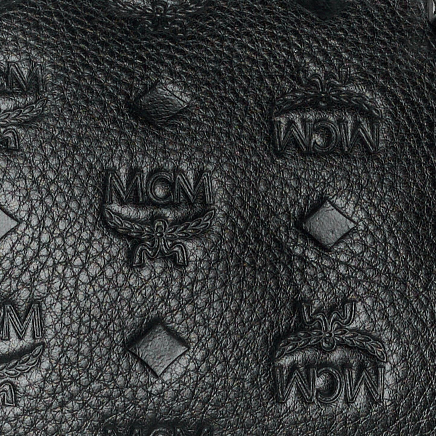 Calfskin Ottomar Monogram Medium Boston Bag Black