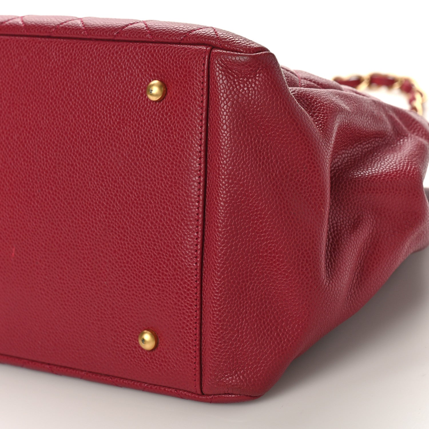 Chanel Caviar Quilted Grand Timeless Tote GTT Red 10 of 12