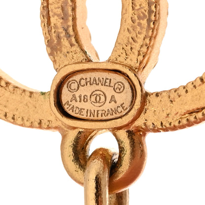 Chanel Metal CC Lion Earrings Gold 3 of 5