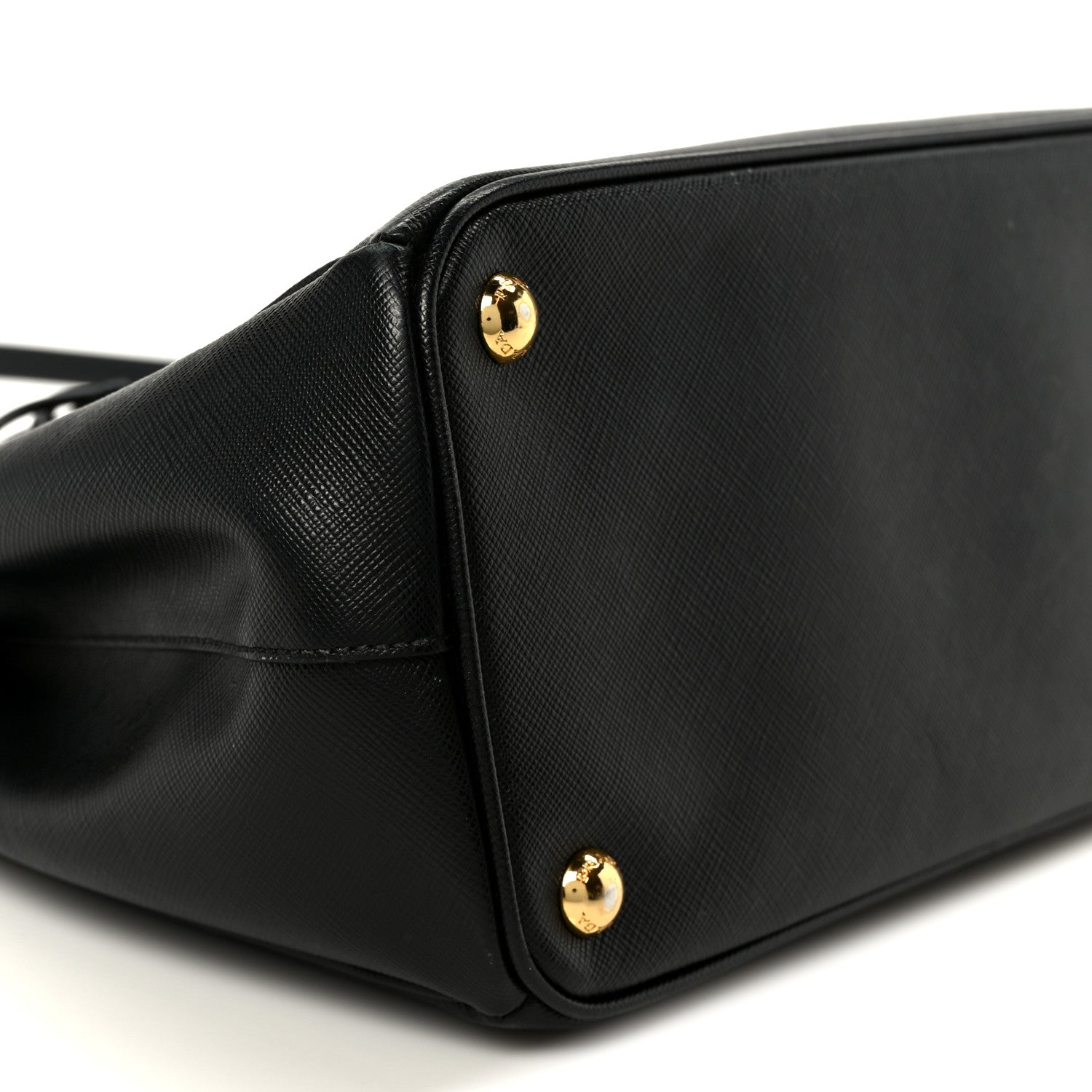 Prada Saffiano Small Galleria Double Zip Tote Black 9 of 10