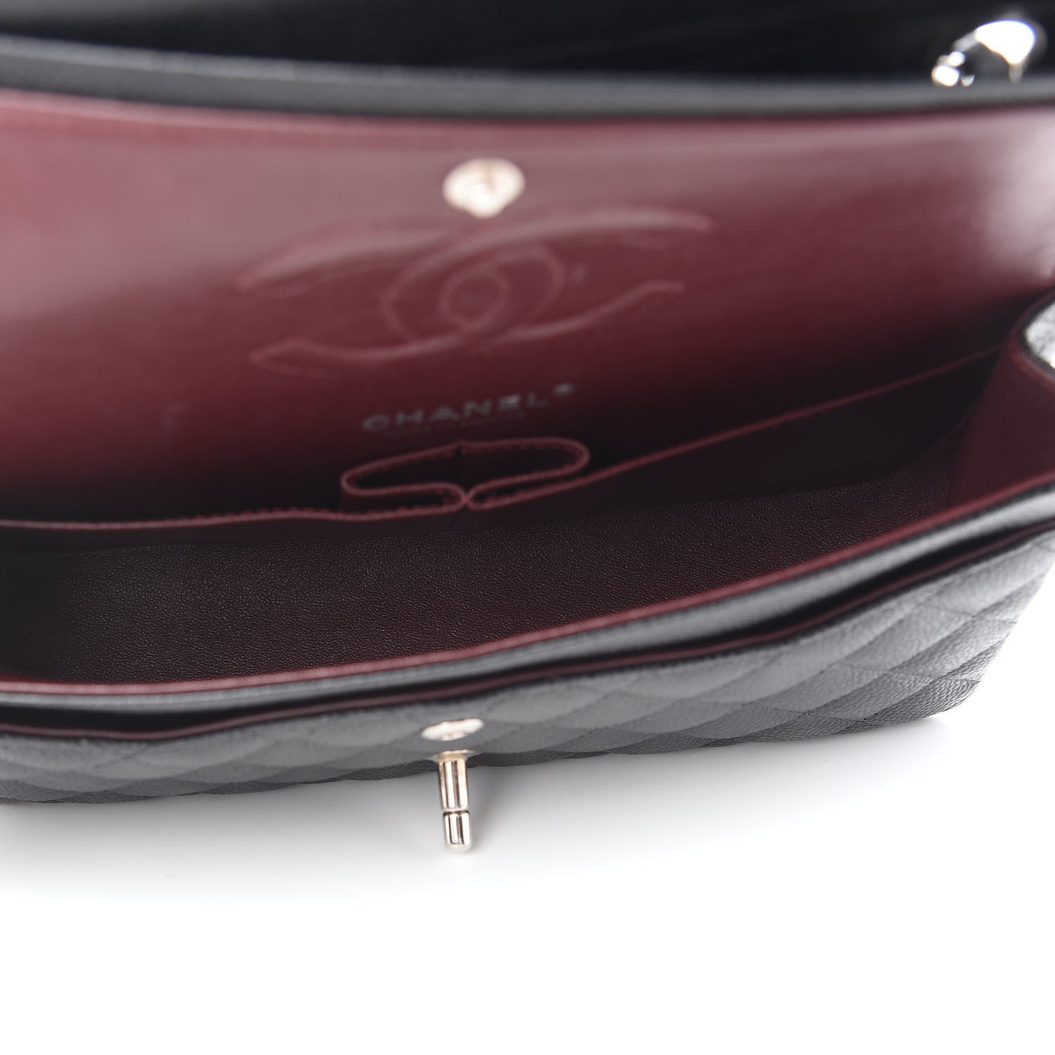 Chanel Caviar Quilted Medium Double Flap Black 5 of 10