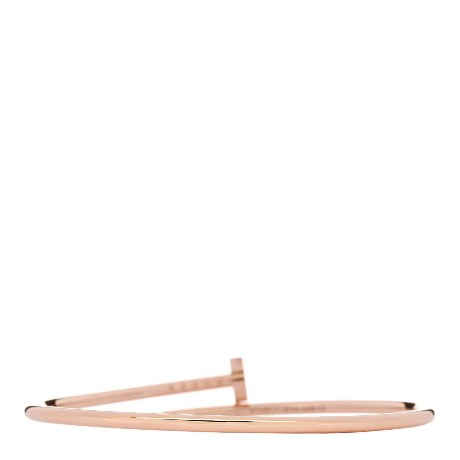 Cartier 18K Pink Gold Small Juste Un Clou Bracelet 17 2 of 4
