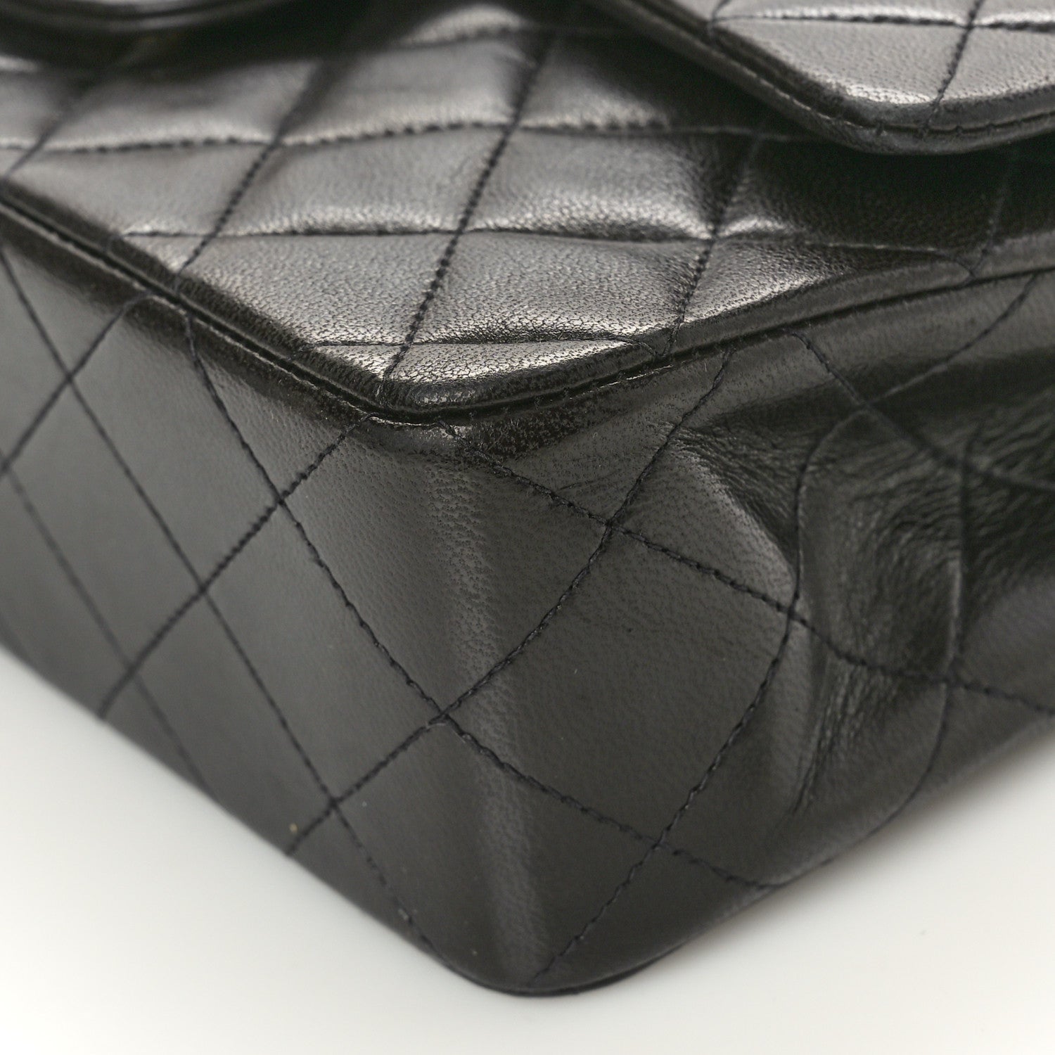 Chanel Lambskin Quilted Small Double Flap Black 10 of 11