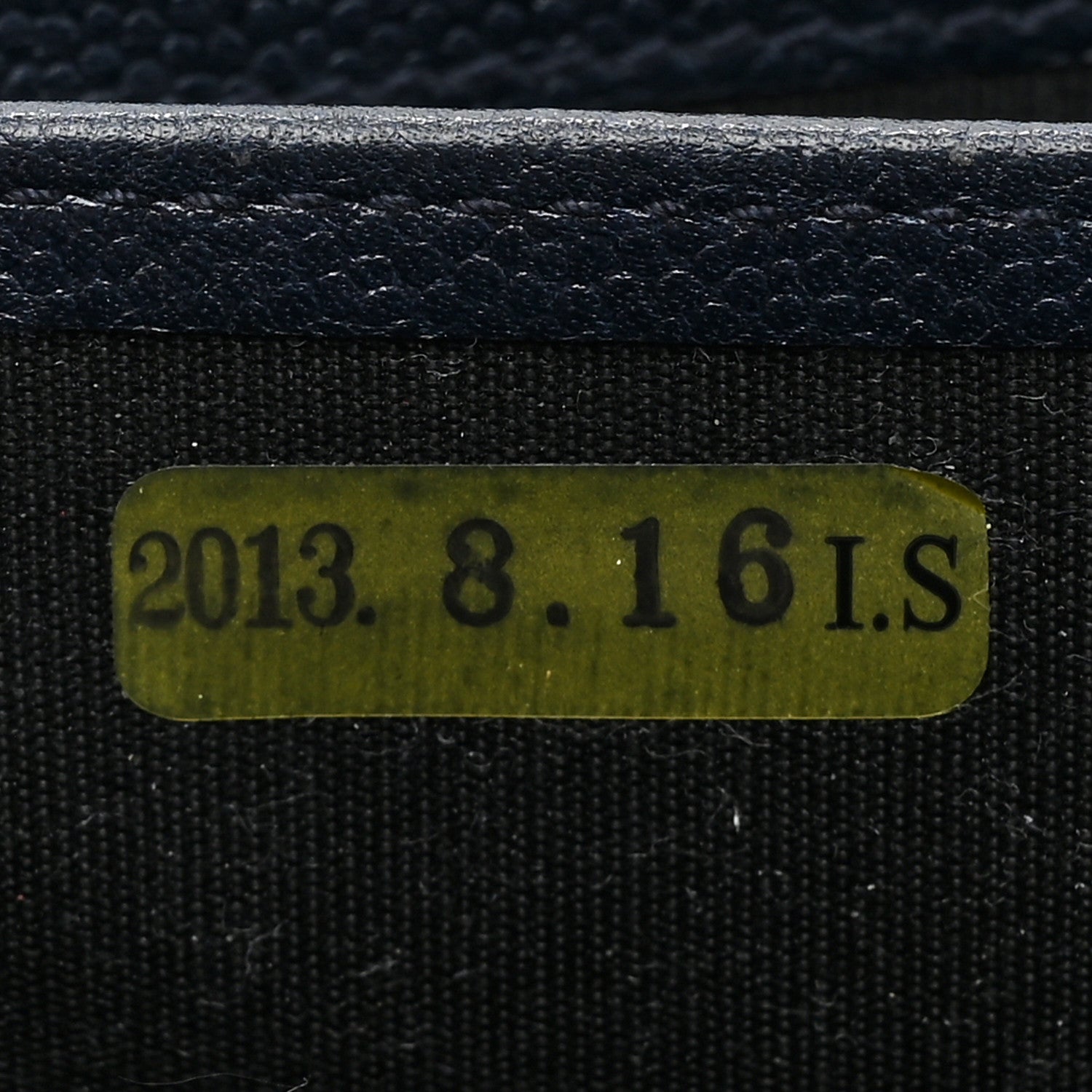 Chanel Caviar Sevruga Long Flap Wallet Navy 11 of 18