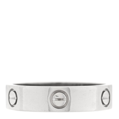 Cartier Platinum 5.5mm LOVE Ring 63 10.5 63 10.5 3 of 4