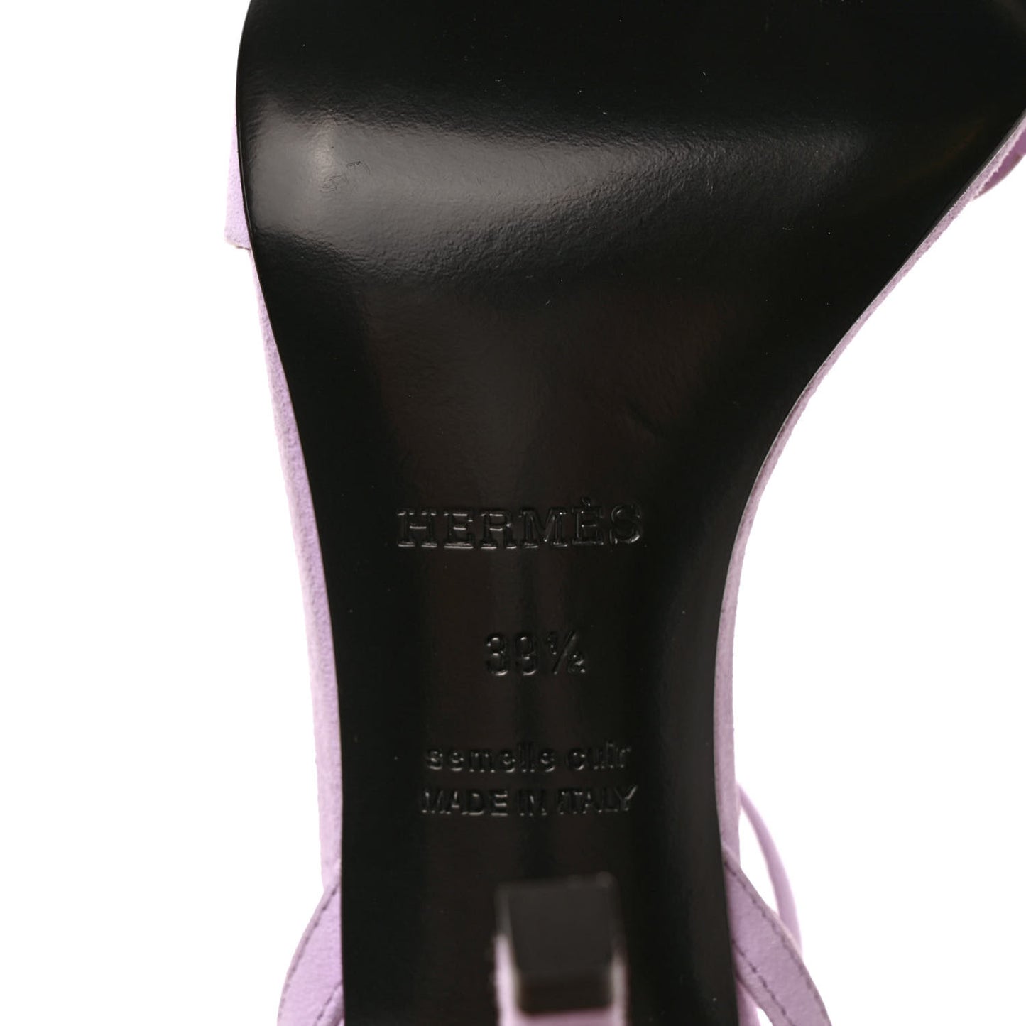 Suede Goatskin Gala 105 Sandal 39.5 Violet Amethyste