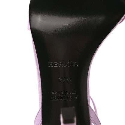 Hermes Suede Goatskin Gala 105 Sandal 39.5 Violet Amethyste 6 of 7