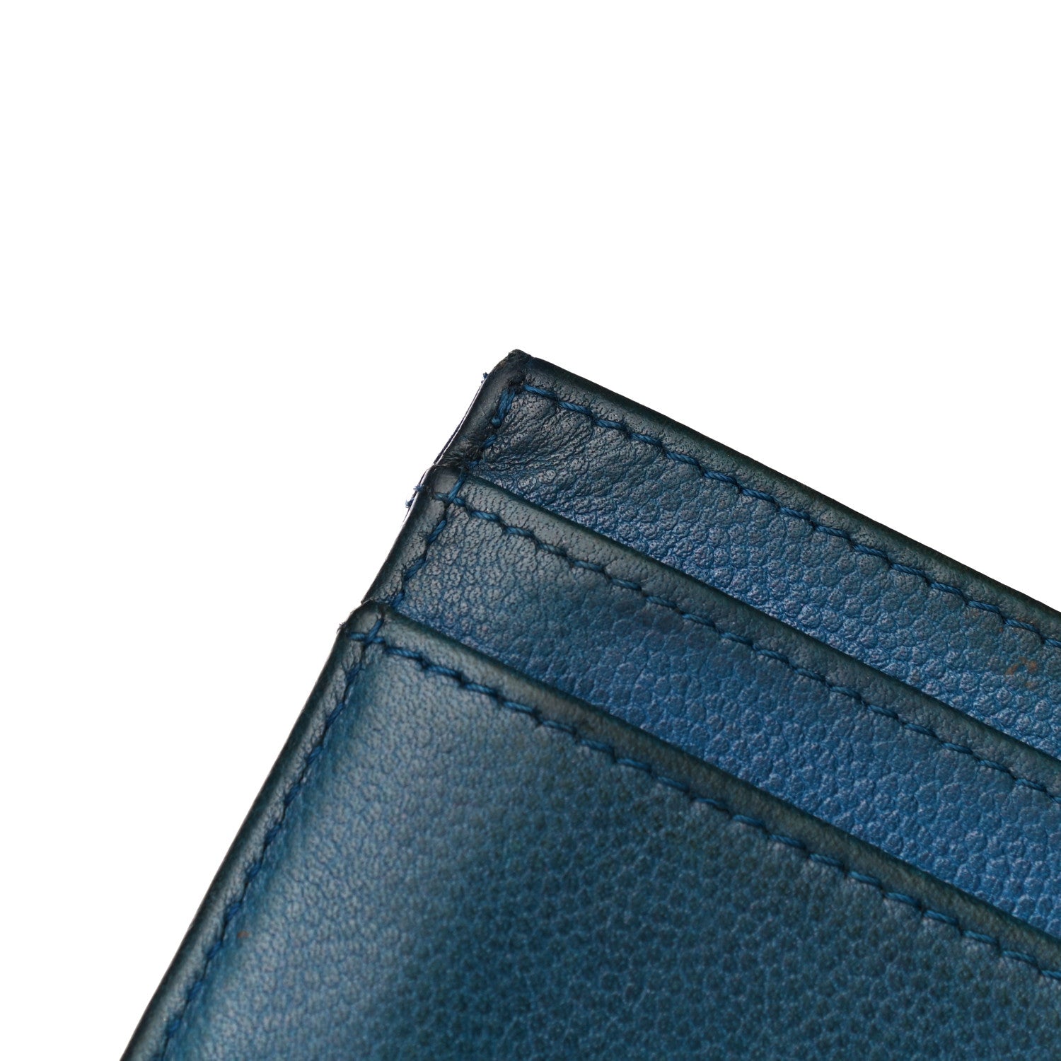 Chanel Caviar Card Holder Blue 14 of 15