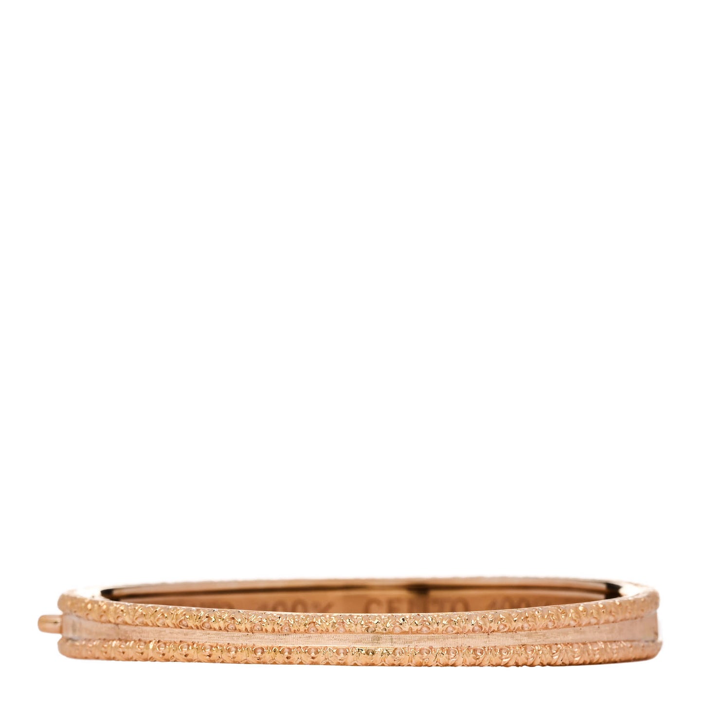 18K Rose Gold Diamond Cento Bangle Bracelet