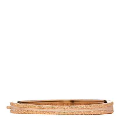 Roberto Coin 18K Rose Gold Diamond Cento Bangle Bracelet 2 of 7