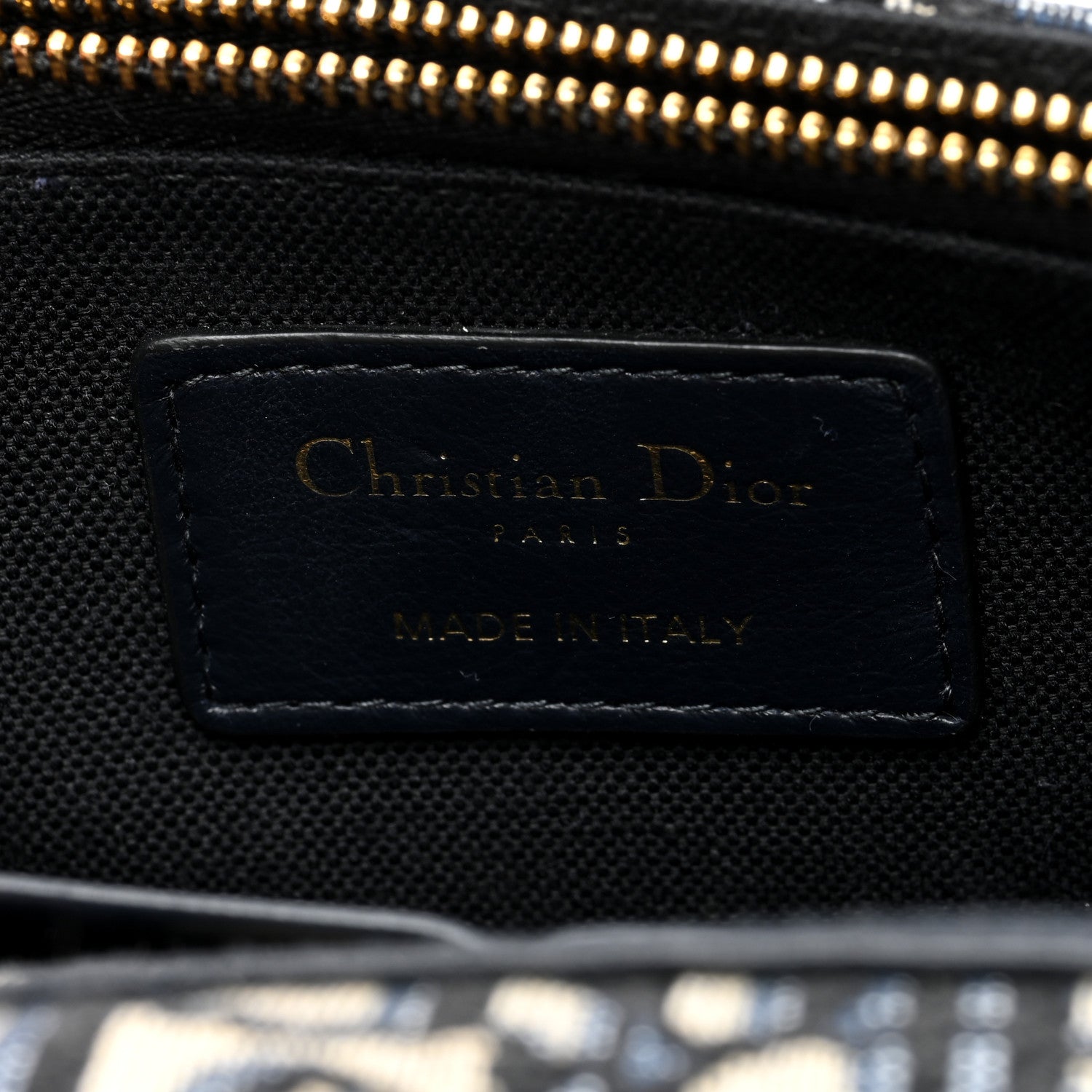 Christian Dior Oblique 30 Montaigne 2-In-1 Pouch Blue 6 of 10