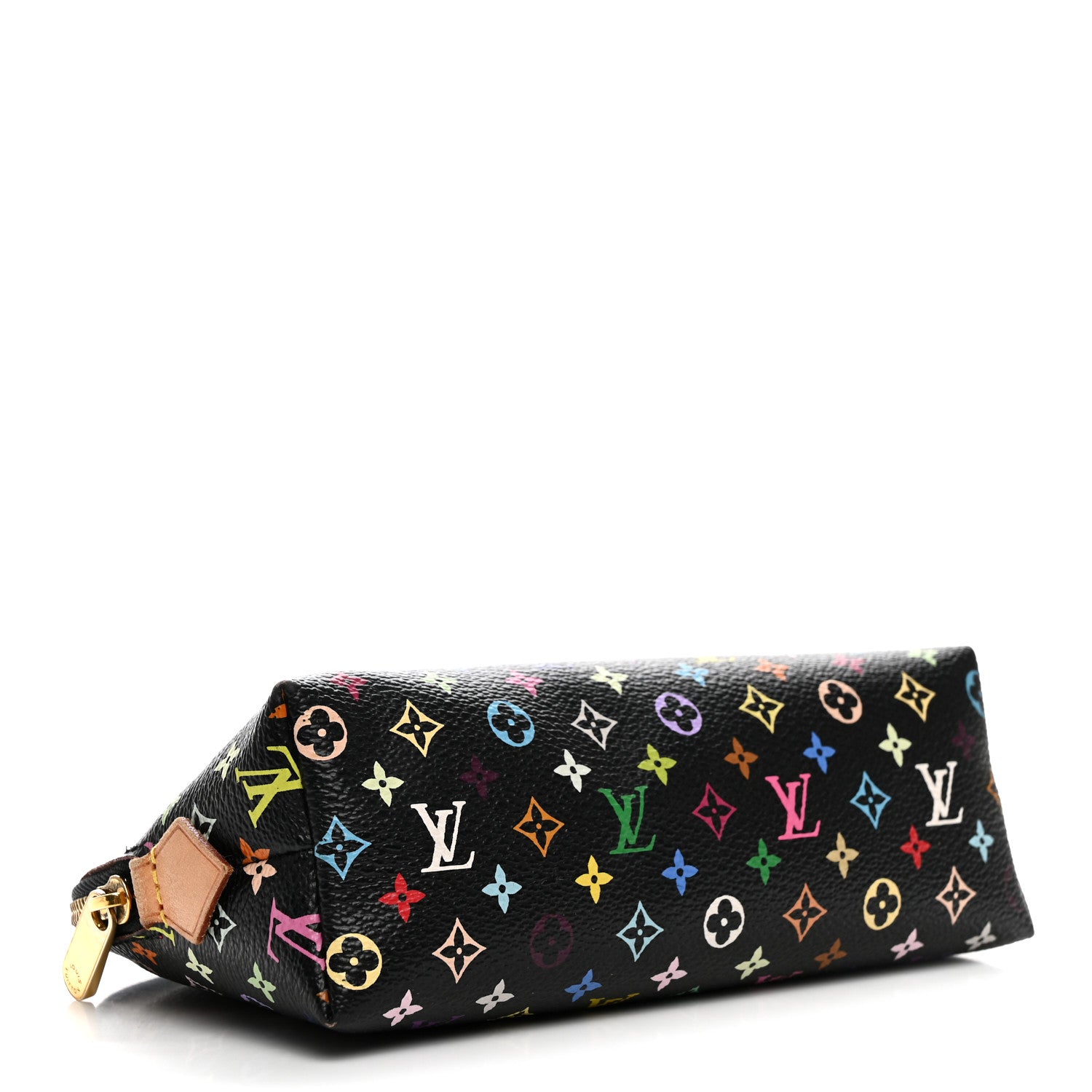 Louis Vuitton Monogram Multicolor Cosmetic Pouch Black Grenade 4 of 8