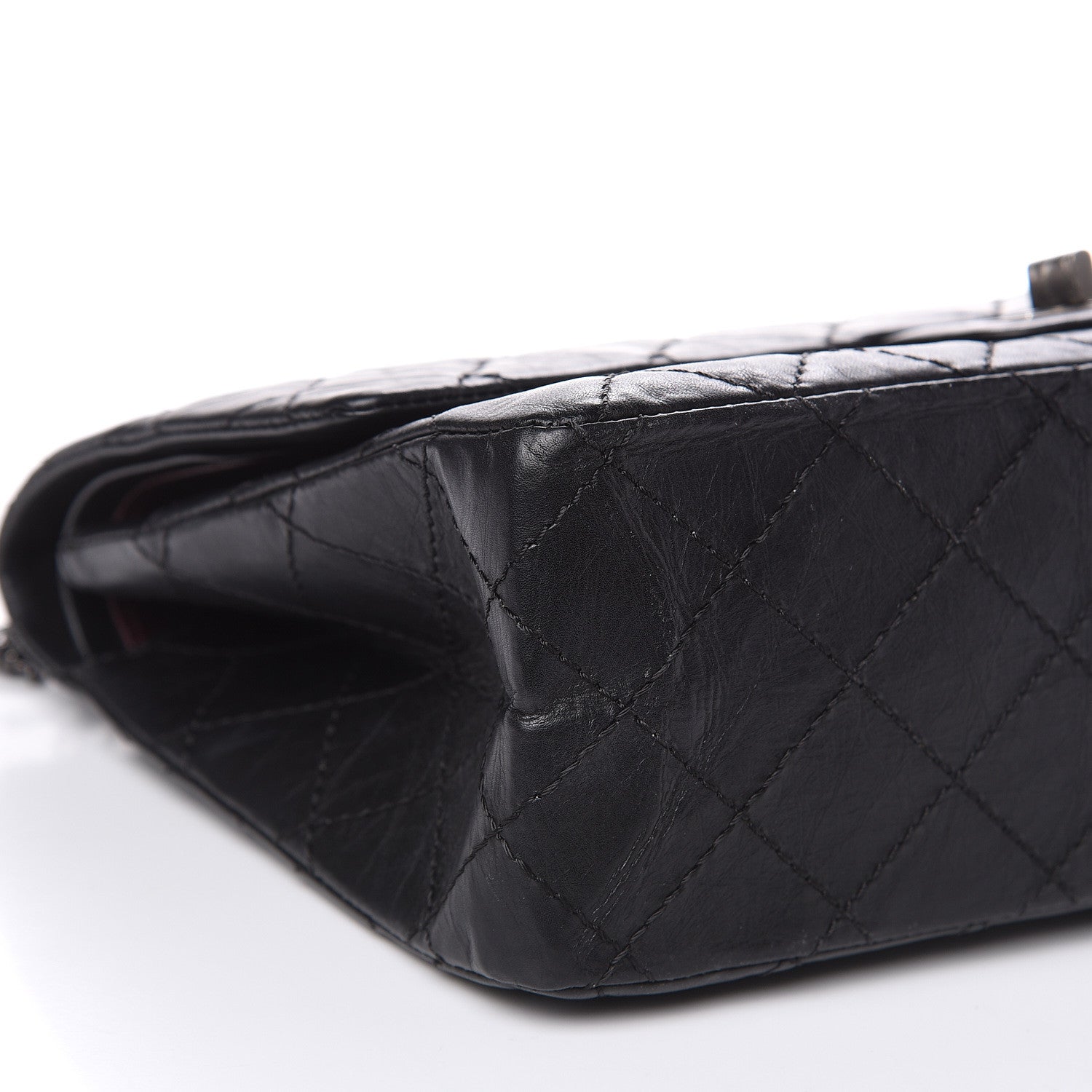 Chanel Aged Calfskin Quilted 2.55 Reissue 226 Flap Black 9 of 12