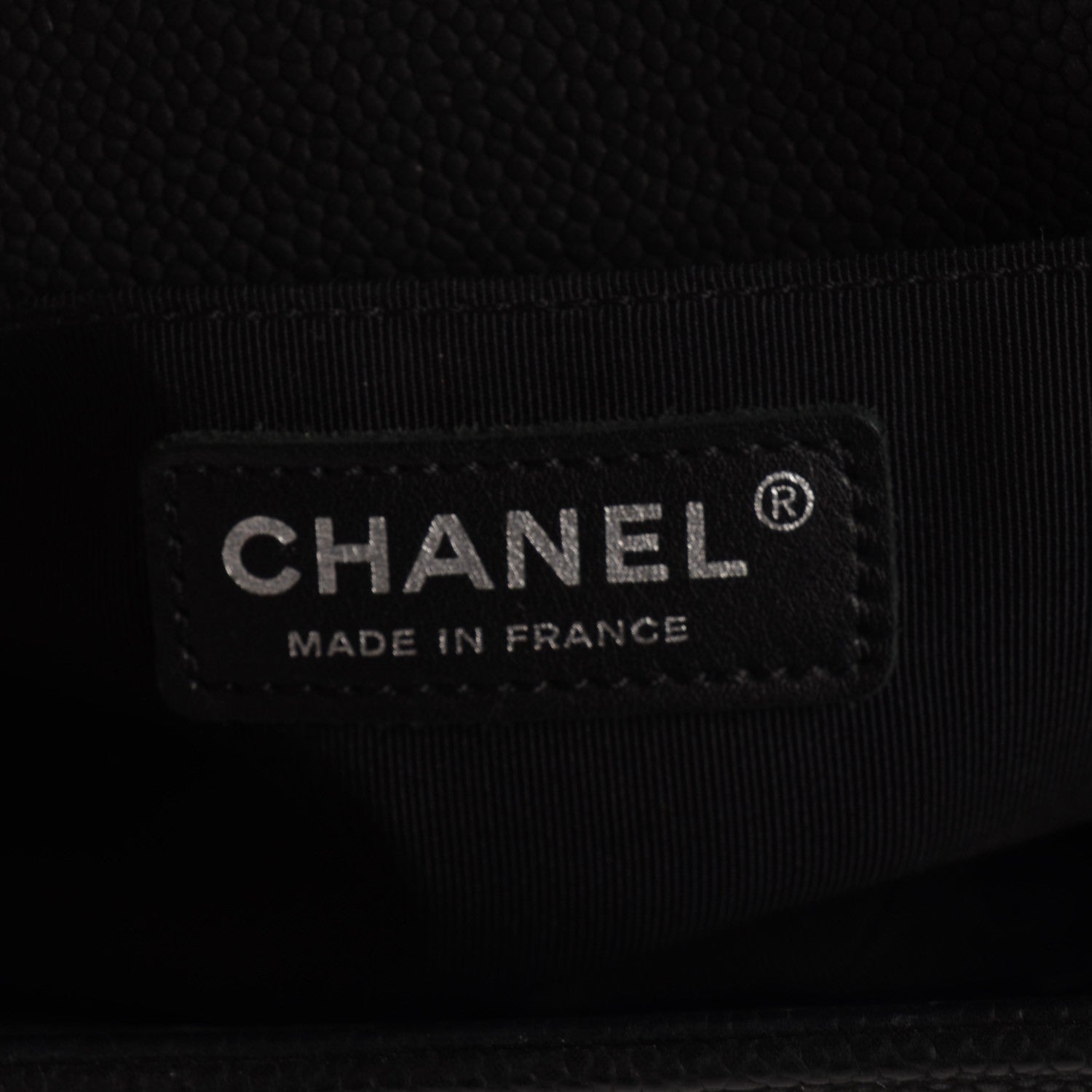 Chanel Caviar Quilted Medium Boy Flap Black 8 of 9
