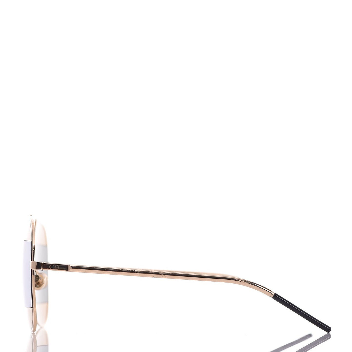 Split 1 Aviator Sunglasses Gold Silver