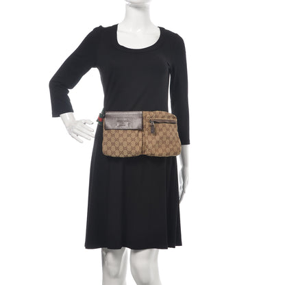 Gucci Monogram Web Belt Bag Dark Brown 2 of 15