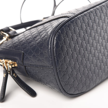 Gucci Soft Microguccissima Mini Dome Bag Blue 9 of 9